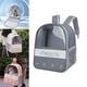 thumbnail image 5 of Mochila portátil para transportar mascotas, bolsa de viaje para perros y gatos, bolso de mano suave y ventilado. C-gris, 5 of 7