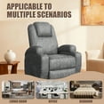 thumbnail image 5 of Homall Power Lift Recliner Chair Leathaire  for Elderly with Ergonomic Lounge Chair Single Sofa Gray, 5 of 7