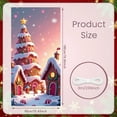 thumbnail image 2 of Pink Theme Merry Christmas Banner Christmas Tree Design Xmas Backdrop Snowflake Pattern Gift Decorations Holiday Background for Christmas Party Family Gathering Winter Celebration, 2 of 9