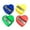 Heart, variant on HBBKVI 25 Pcs Pencil Sharpener, Colorful Pencil Sharpener Portable Manual Pencil Sharpener for Office Supplies Random Color