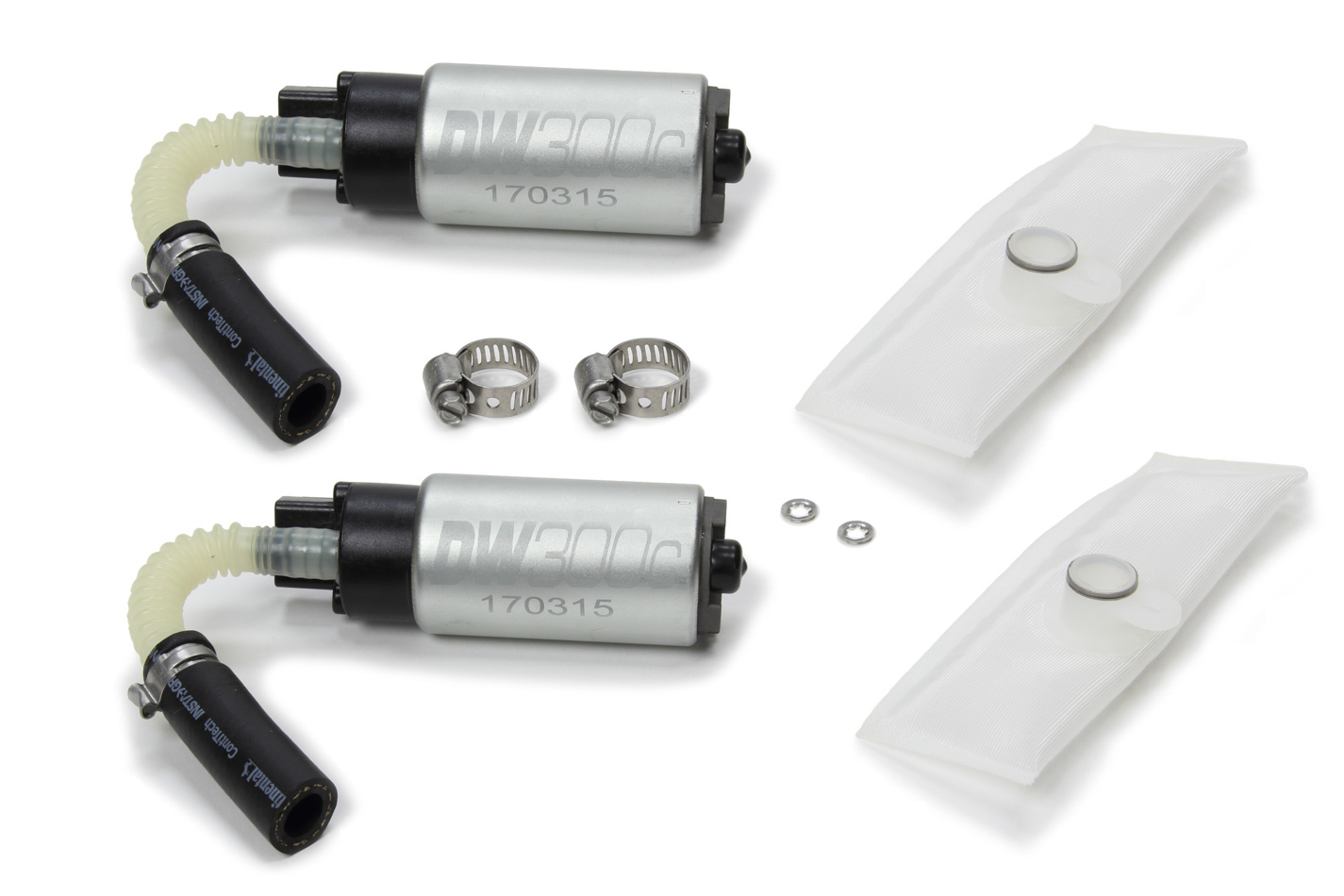 DeatschWerks 93071033 340lph DW300C Compact Fuel Pump with Install