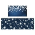 thumbnail image 3 of TIELUTT Christmas Kitchen Carpet and Mat Set 2 of Kitchen Home Winter Floor Mat Floor Decoration Throw Blanket Linen 5x7 Rug Thin Rugs for Living Room Sofa Throw Blanket Soft Area Rug 6x9, 3 of 4