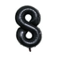 thumbnail image 3 of Sparsain 40 Inch Black Number 18 Balloon Party Festival Birthday Decorations Giant Foil Balloons Party Supplies Photo Props, 3 of 6