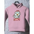 thumbnail image 3 of Cute Bird On A Candy Hoodie Toddler -Image by Shutterstock,  5 Toddler, 3 of 4