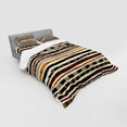 thumbnail image 2 of Ambesonne Abstract Bedding Set 4 Pcs, Trippy Geometric, Queen, Multicolor, 2 of 2