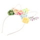 thumbnail image 3 of KAKOWELY Diadema con orejas de gato y flores, ideal para cosplay, fiestas y cosplay., 3 of 5
