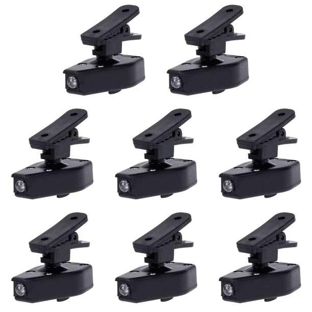 Mini Lámpara Lectura Ajustable Clip Gafas Universal Vidrio LED