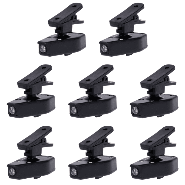 Mini Lámpara Lectura Ajustable Clip Gafas Universal Vidrio LED