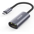 thumbnail image 1 of USB C to Ethernet Adapter, PowerExpand USB C to Gigabit Ethernet Adapter, Aluminum Portable USB C Adapter, for MacBook Pro, MacBook Air 2018 and Later, iPad Pro 2018 and Later, XPS, and More, 1 of 7