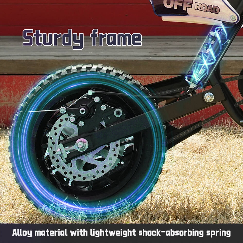 TOXOZERS Dirt Bike,50cc 2-stroke Gas Mini Bike for Kids 8-14