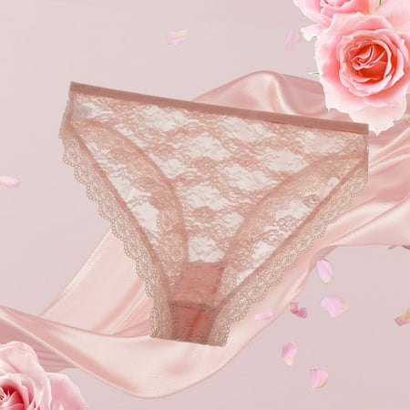 

NECHOLOGY Underpants Patchwork Color Underwear Panties Bikini Solid Womens Briefs Knickers Christmas Gift 1 Active Wear Thongs Underpants Pink X-Large