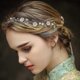 thumbnail image 1 of KAIYANG Diademas con peines para novias de estilo vintage con forma de vid y pinzas para el pelo con diamantes de imitación, 1 of 4
