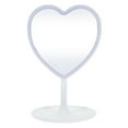 thumbnail image 1 of LED Lighting Makeup Mirror Heart LED Light Mirror Student Tabletop Cosmetic Mirror, 1 of 8
