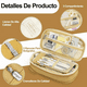 thumbnail image 3 of Lapicera Doble Capa De Gran Capacidad Estuche / Organizador Caqui, 3 of 5