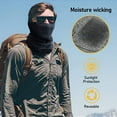 thumbnail image 4 of Bufanda multifunción para la cara de la polaina del cuello, transpirable y resistente al viento para esquí, pesca, senderismo, ciclismo, 4 of 5