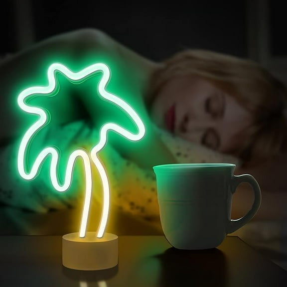 WE Neon Signs With Holder Base, Battery Powered Neon Light,LED Table Decoration,Bedroom Wall Decoration,Birthday Gift