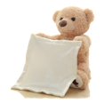 thumbnail image 4 of Peek A Bear con manta de seguridad, repetición interactiva, osito de peluche, juguete Musical, canto, peluche parlante, 4 of 5