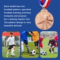 thumbnail image 3 of Balones Fútbol Aleación Zinc para Ganadores Medallas Metal Regalos Fiesta, 3 of 9