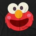 thumbnail image 2 of Sesame Street Elmo Kawaii Face Women's T Shirt, Black, X-Large, 2 of 5
