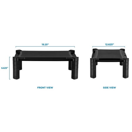 Mount-It! - Printer & Monitor Stand - Black