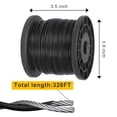 thumbnail image 3 of Cable de acero inoxidable 304 de 1,53 mm, 100 m, con manguitos para engarzar, 3 of 8