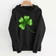 thumbnail image 4 of Uootdi Oversized St Patricks Day Hooded Sweatshirts for Women Irish Saint Pattys Shamrock Crewneck Long Sleeve Shirts Holiday Trendy Pullover Tops Gift, 4 of 6