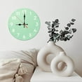 thumbnail image 6 of Mint Green Wall Clock Farmhouse Decor Home 10-Inch Silent Wooden Wall Clock, Battery Operated (AA Batteries Not Included), Artistic Home Decor, 6 of 7