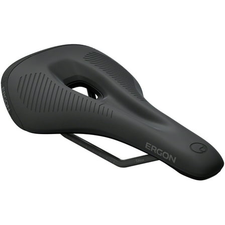 Ergon SMS Comp Saddle - TiNox SL, Black, Men's, Medium/Large