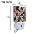 thumbnail image 4 of Yayeee LED Plug in Night Light for The Home with Auto Dusk to Dawn Light Sensors, 2 Pack, Geometric Pattern, 4 of 6