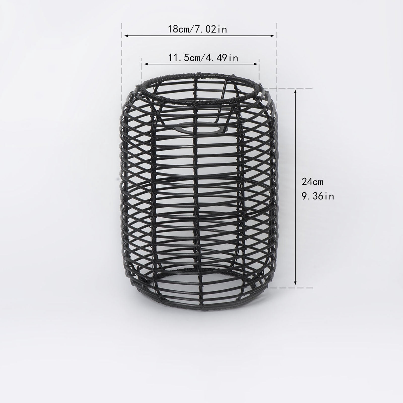 Hand-Woven Pendant Light Shade, Retro Style Lamp Cover for Ceiling Fixtures, Bohemian Wicker Chandelier Accessory, Vintage Hanging Light Guard for Indoor Decor