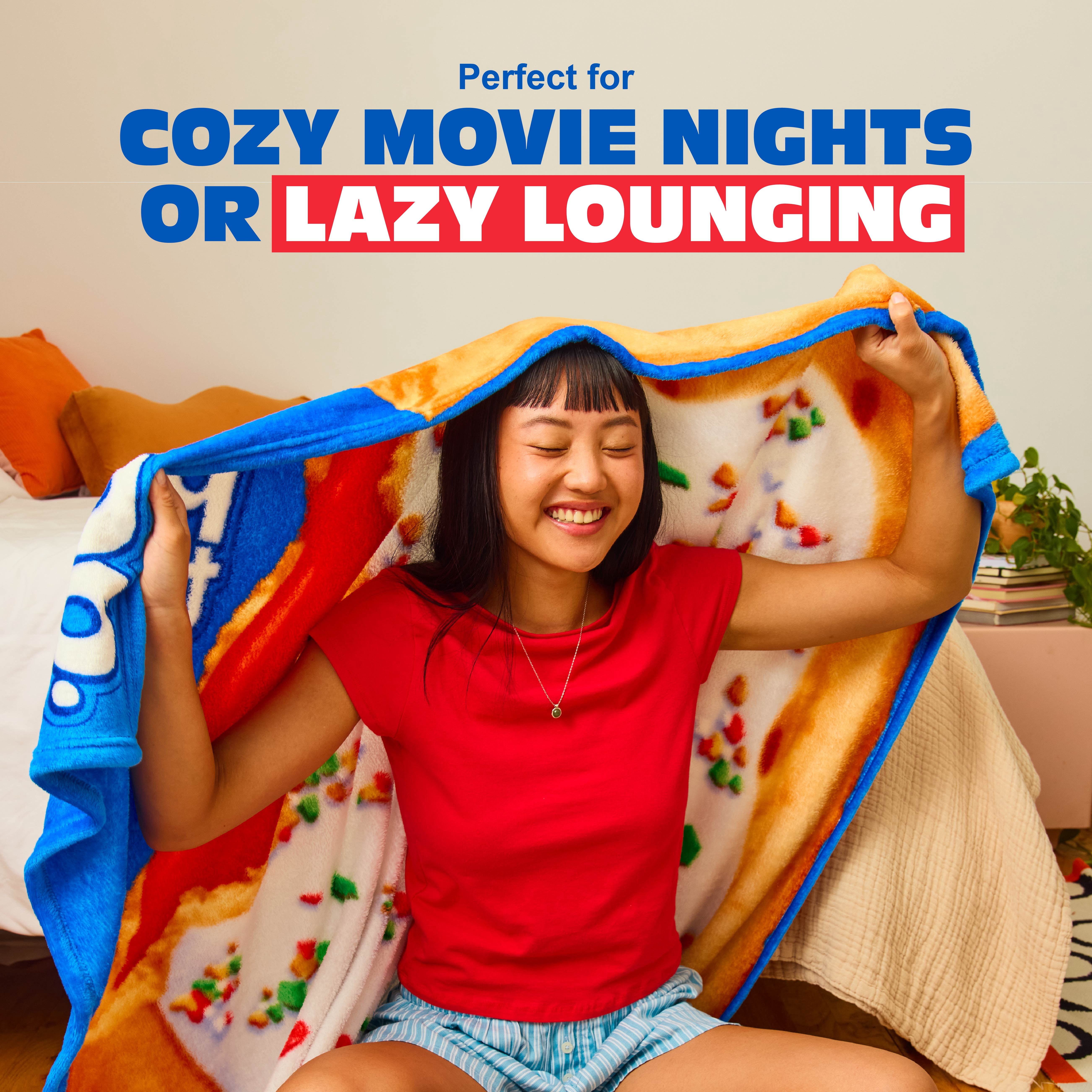 Pop-Tarts™ Cozy Concepts Co. Throw Blanket by Relatable,  Strawberry Pop-Tart® Throw Blanket,  50x60”