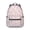 Pink and White, variant on Pink and White Leopard Print Backpack for School, Cute School Bag with Adjustable Shoulder Straps and Padded Back, 15.3"x11"x7.1"