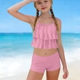 thumbnail image 2 of Niñas Trajes de Baño de Dos Piezas Tamaño 10-12 Verano Weiyi Impresión Traje de Baño de Playa con Estampados Florales Set de Dos Piezas Shorts, 2 of 9
