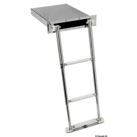 Osculati Foldaway ladder standard 316 Stainless - 4 steps