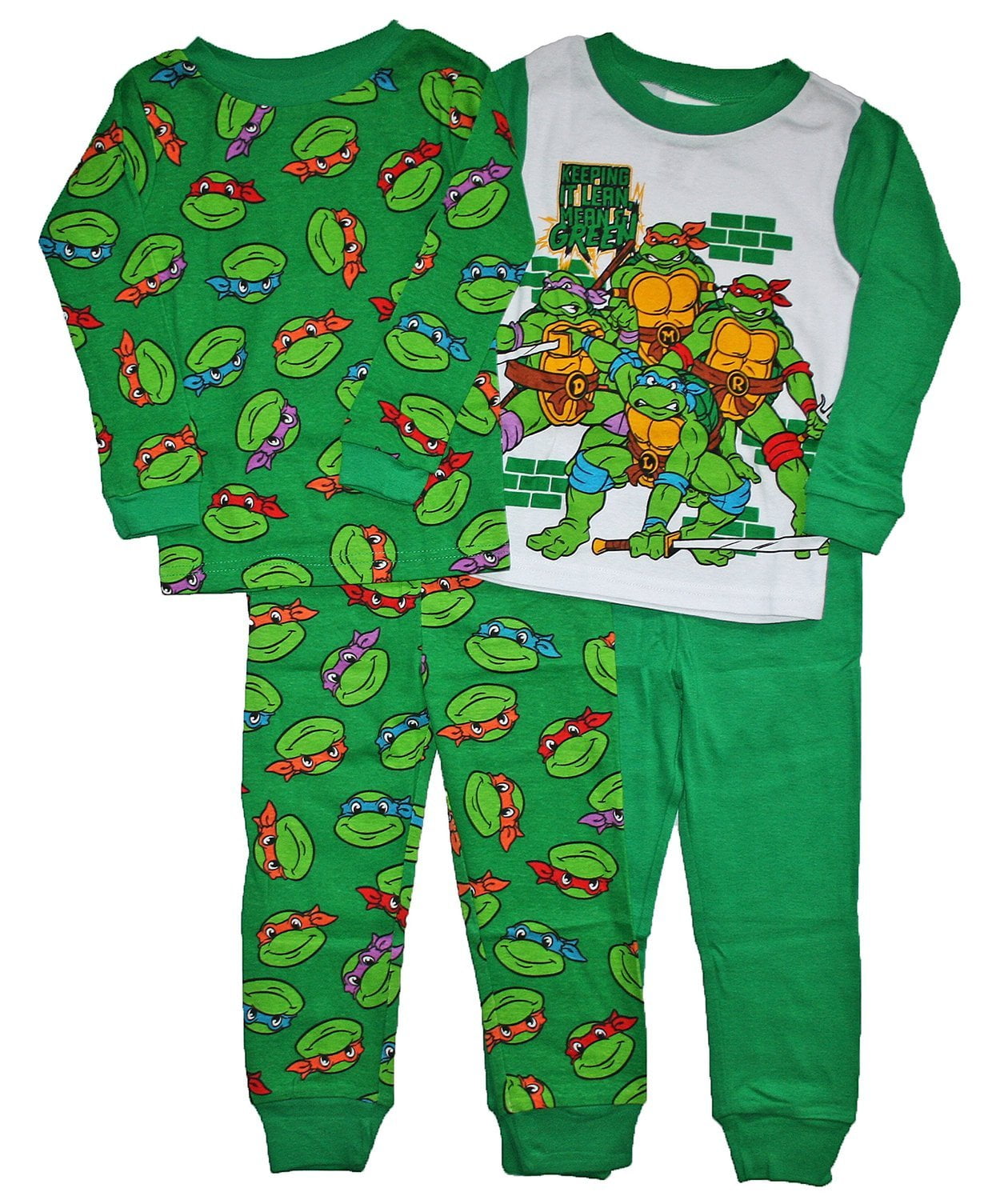 Teenage Mutant Ninja Turtles Baby Boy Character 4 Piece Cotton Pajama