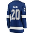 thumbnail image 3 of Women's Fanatics Nicholas Paul Blue Tampa Bay Lightning Home Breakaway Player Jersey, 3 of 3