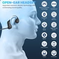 thumbnail image 6 of Bluetooth 5.3 Headphones AUOSHI IP68 Bone Conduction Swim Headphones 32G MP3 Player for Workout - Open Ear Wireless Bluetooth Headsets, with Earplug, Black, 6 of 10