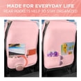 thumbnail image 5 of CrystalClear™ Pink Car Seat Covers for Front Seats - Luxurious Pink Vegan Leather Seat Covers for Cars with Pink Bling Crystals, Premium Automotive Seat Covers Bling Car Seat Covers for SUV Car Auto, 5 of 6