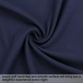 thumbnail image 7 of PiccoCasa 2Pcs Brushed Microfiber Zippered Pillowcases Navy King, 7 of 7