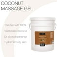 thumbnail image 4 of Bon Vital' Coconut Massage Gel, 100% Coconut Oil, 5 Gallons, 4 of 7