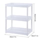 thumbnail image 5 of Wosthever Organizar la cocina, práctico y elegante, estante debajo del fregadero, gabinete de almacenamiento para fregadero, trucos de cocina Almacenamiento y organización del hogar Blanco 3 capas, 5 of 6