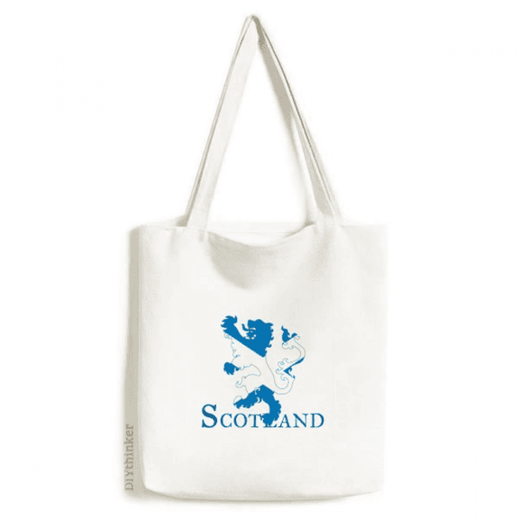 Lion Scottish Finger Art Deco Fashion Tote Canvas Bag Shopping Satchel Casual Handbag