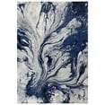 thumbnail image 3 of 5' x 8' Blue Watercolor Indoor Area Rug, 3 of 3