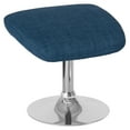 thumbnail image 1 of Egg Series Blue Fabric Ottoman, 1 of 4