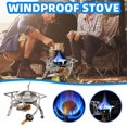 thumbnail image 2 of Outdoor Mini Windproof Stove Split Gas Stove Camping Picnic Stove, 2 of 5