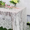 thumbnail image 1 of Vintage-Lace-Tablecloth, 59x118-Inch Small Lace Rectangle Tablecloth Lace Boho Print Tablecloth Lace Overlay Tablecloth Lace Table Runner Overlay, 1 of 9