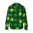 thumbnail image 4 of Xecao Happy St. Patrick's Day5 for Sun Shirt-A lightweight, hoodie-style long-sleeve UV protection garment designed for other outdoor activities., 4 of 9