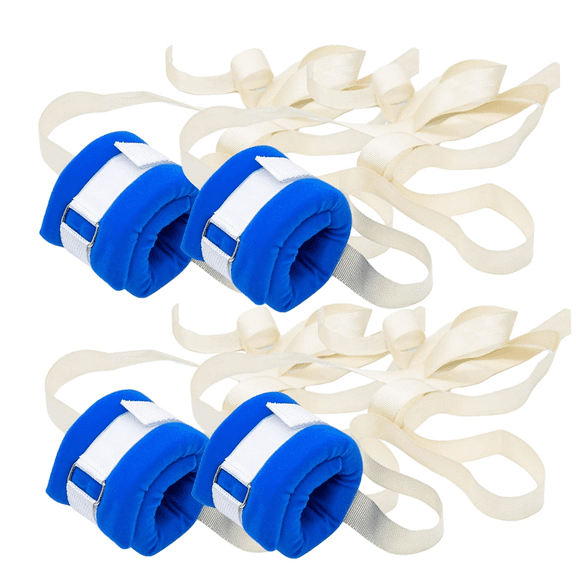 Restraints for Dementia Patients Hospital Bed Restraints for Elderly Adults Safety Seniors with Dementia 4pcs