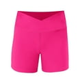 thumbnail image 6 of LWNYDPLSD Cycling Shorts Girl Clothes 18-24 Months Cute Jeans Country Jeans Girls Clothes 10-12 Girls Black Shorts Girls Baby Clothes, Hot Pink 9-10 Years, 6 of 6