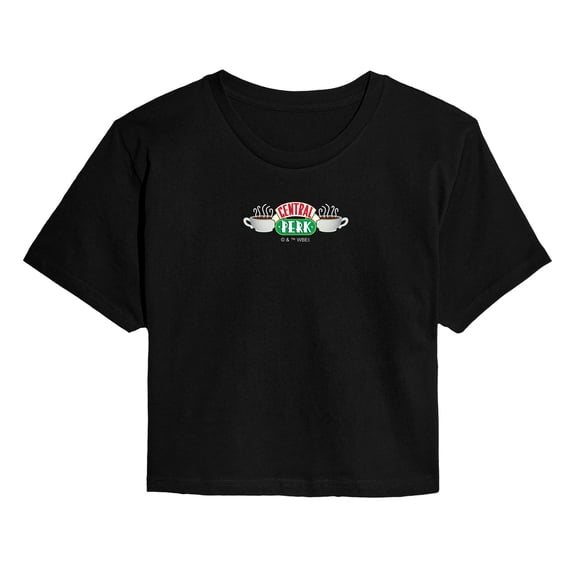 Friends - Central Perk Logo - Juniors Cropped Graphic T-Shirt